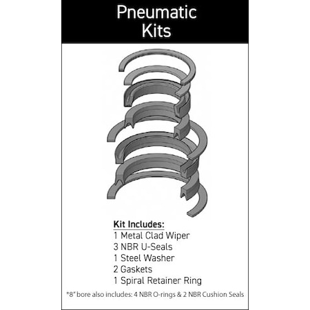 Sheffer - After Market Parts Hydraulic Cylinder Repair Kit- 1x6 Pneumatic Kits 720-00600